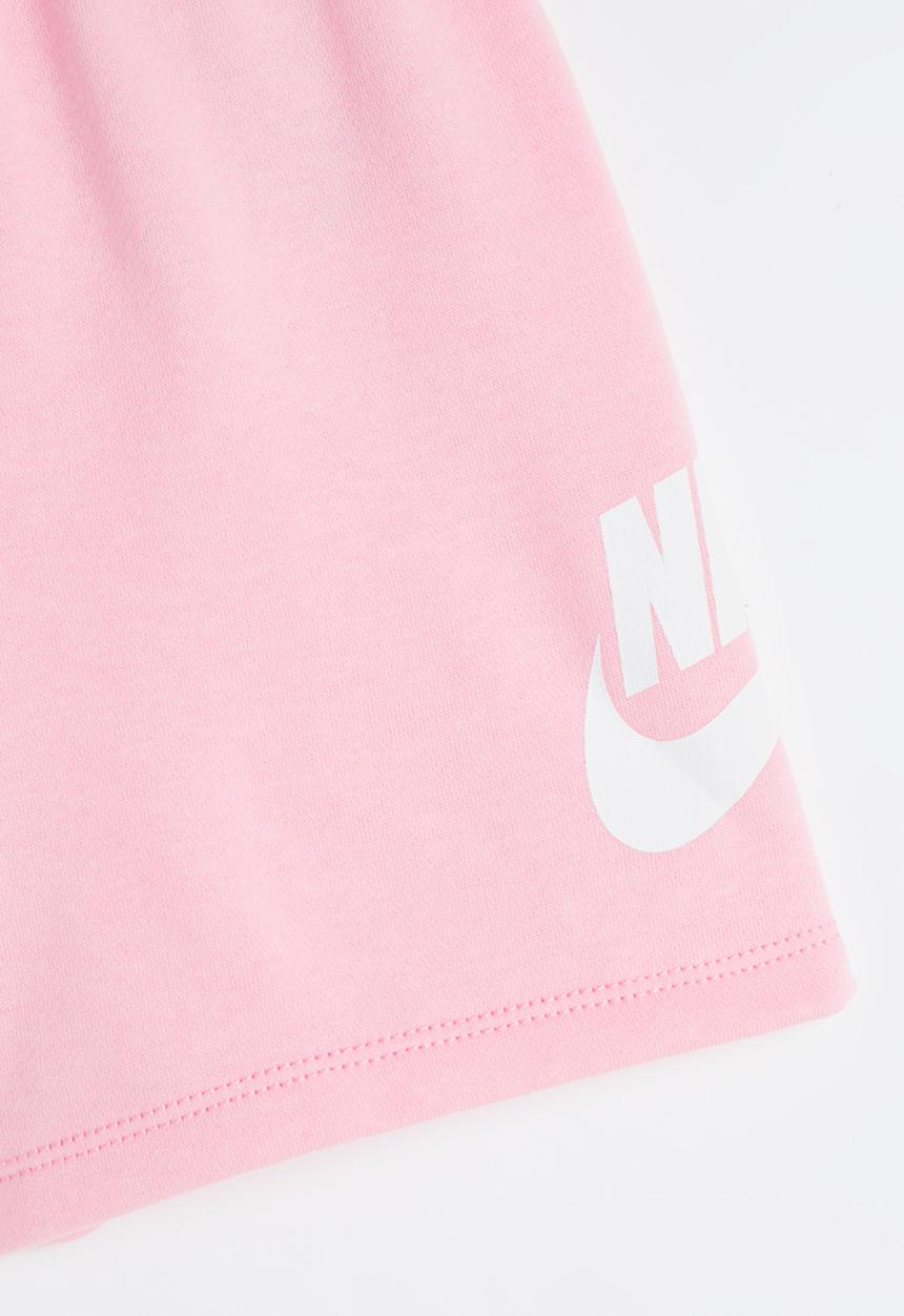 Nike - Nkn Club Tee And Short Set - Medium Soft Pink