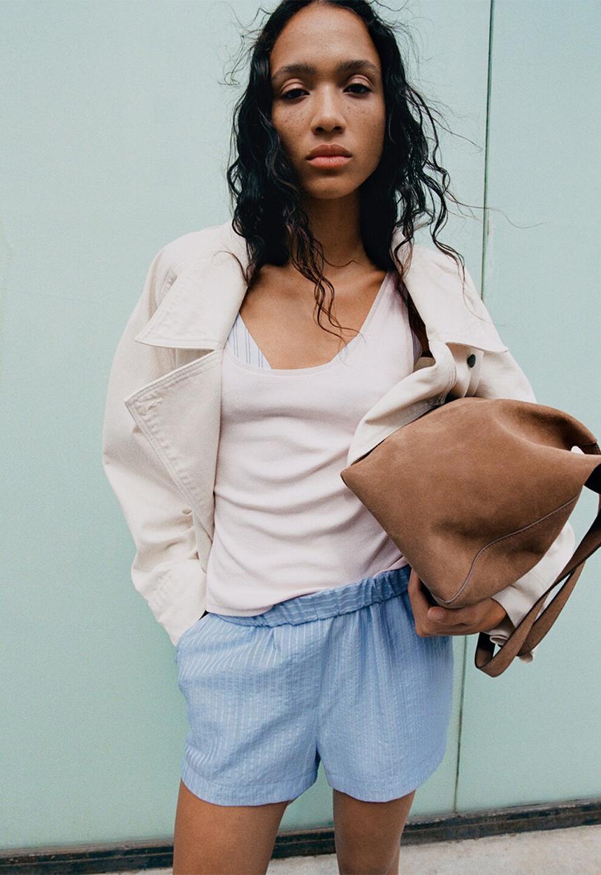 MANGO - Shorts belize - light/pastel blue