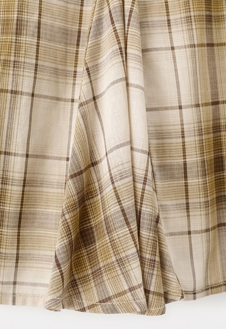 MANGO - Skirt gala - brown