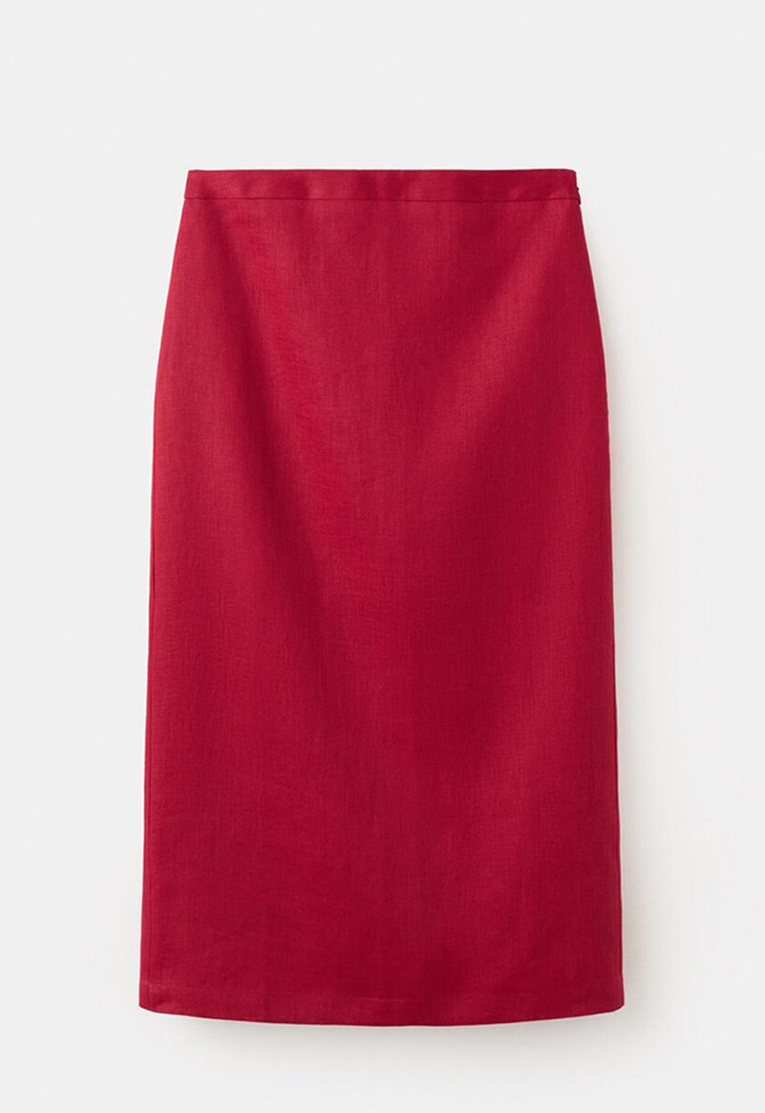 MANGO - Plus skirt fred - red