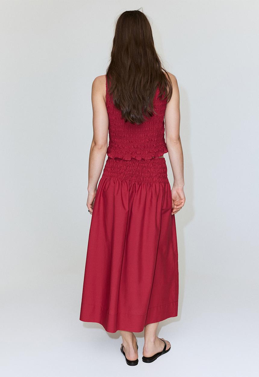 MANGO - Skirt siros - red