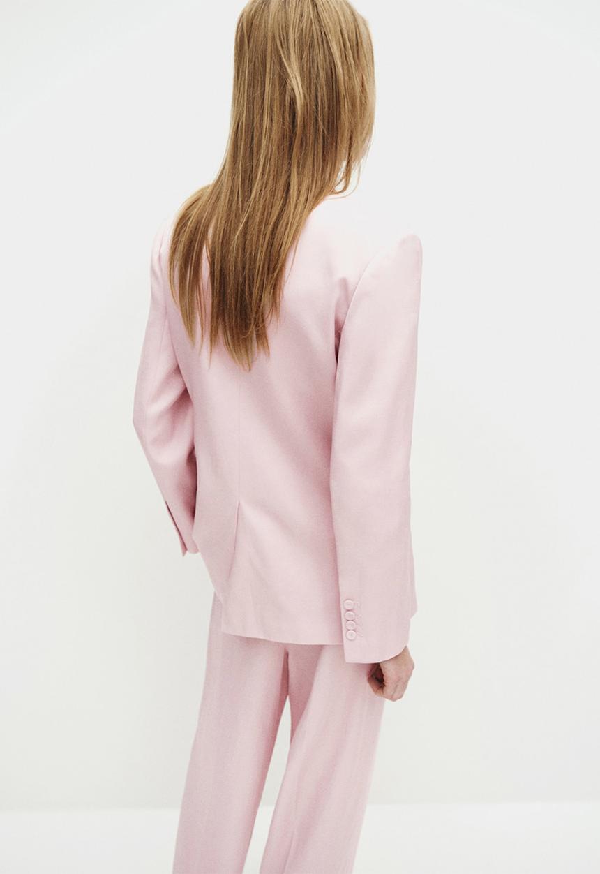 MANGO - Blazer marina - light/pastel purple