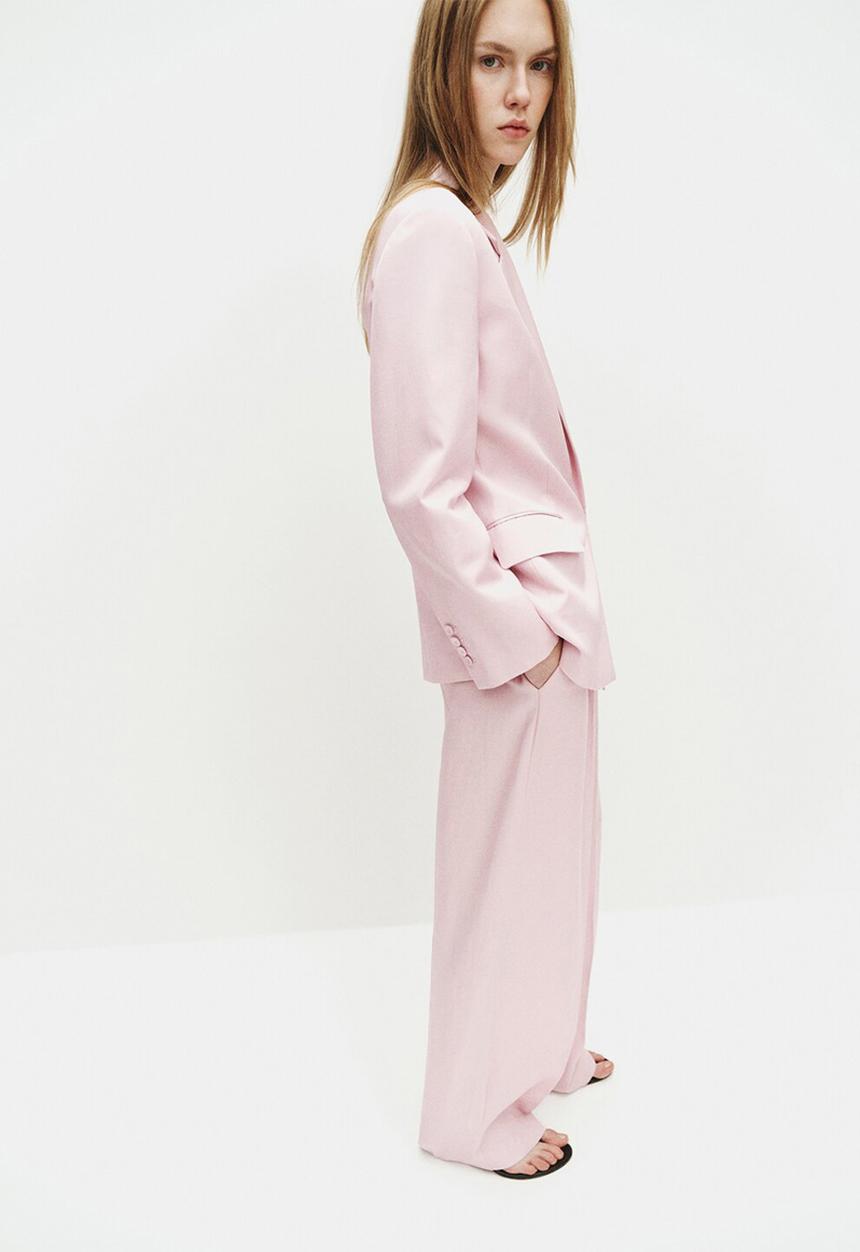 MANGO - Blazer marina - light/pastel purple
