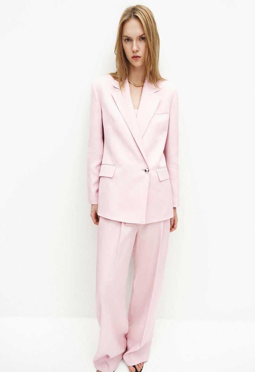 MANGO - Blazer marina - light/pastel purple