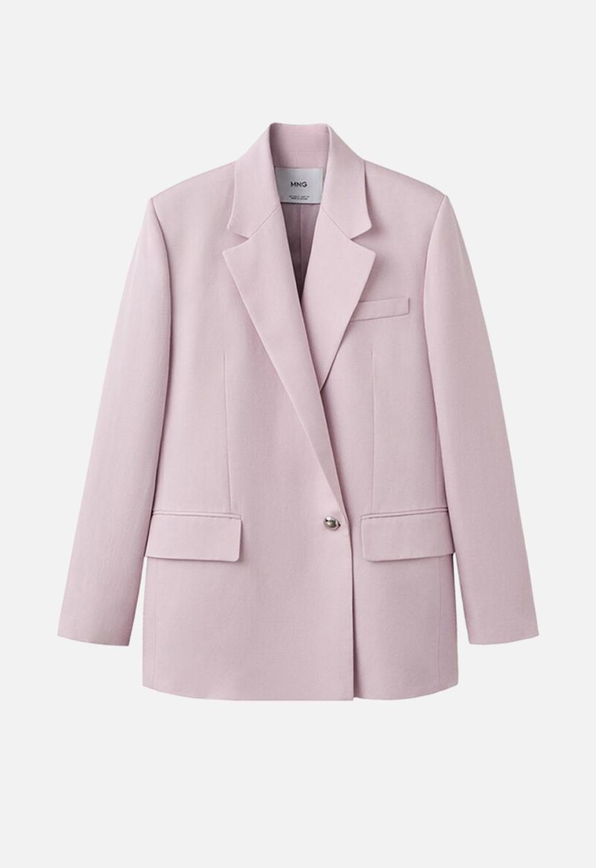 MANGO - Blazer marina - light/pastel purple