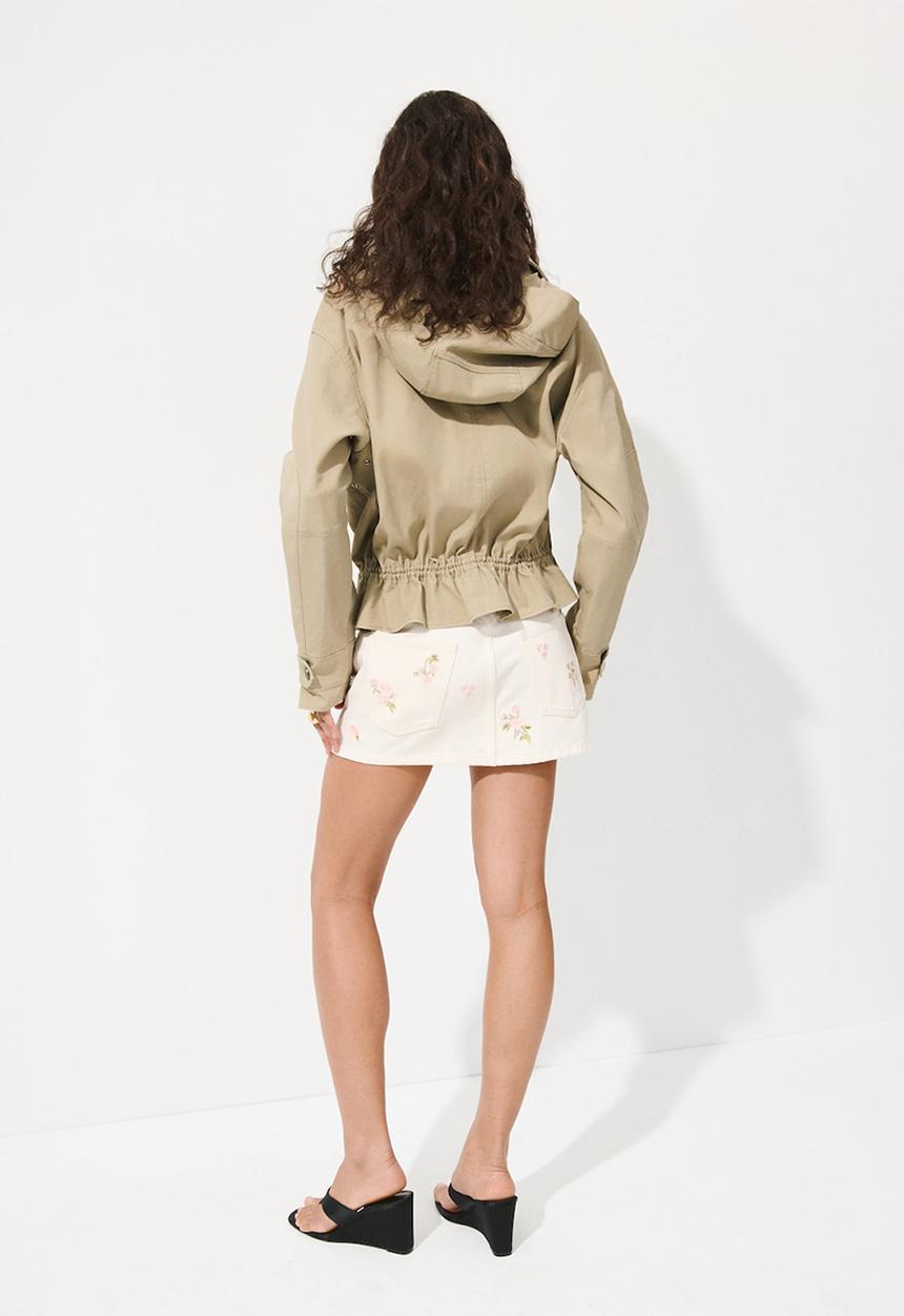 MANGO - Skirt beverly - white
