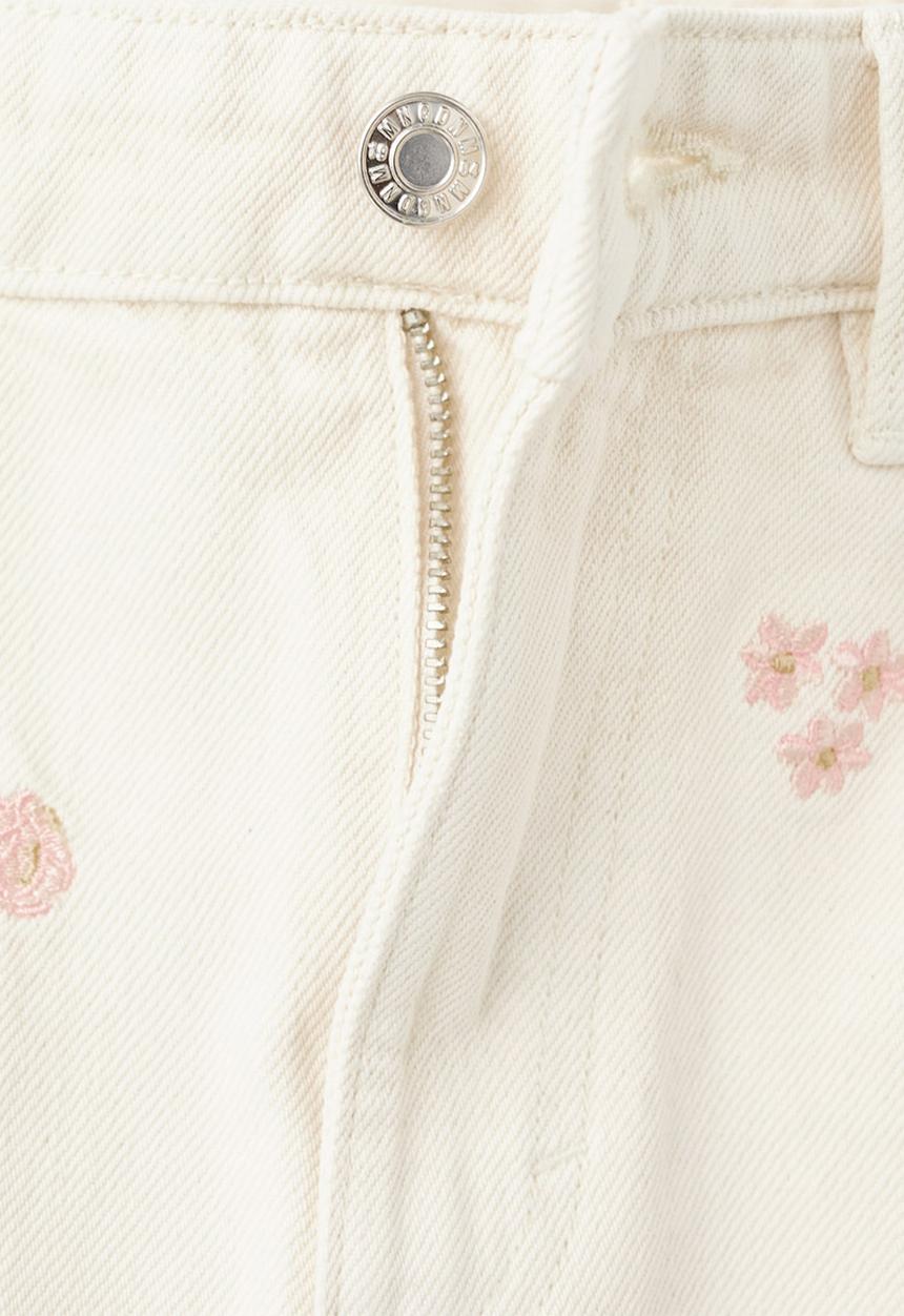 MANGO - Skirt beverly - white