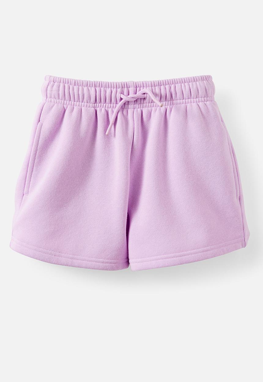 Cotton On - Sammy Fleece Short - Pale Violet