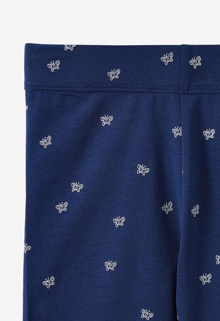 Cotton On - Essential Bike Short - Denim Navy/Butterfly