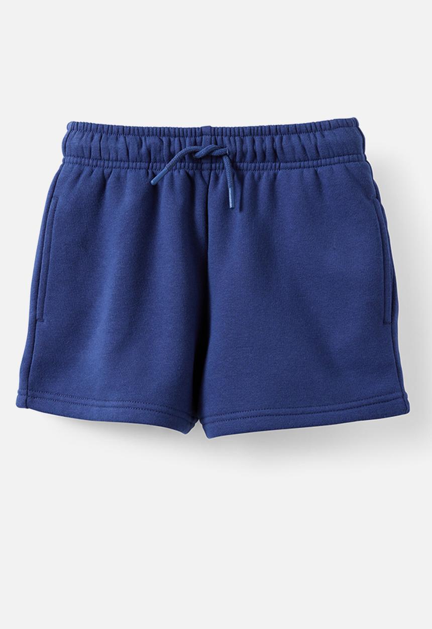 Cotton On - Sammy Fleece Short - Denim Navy