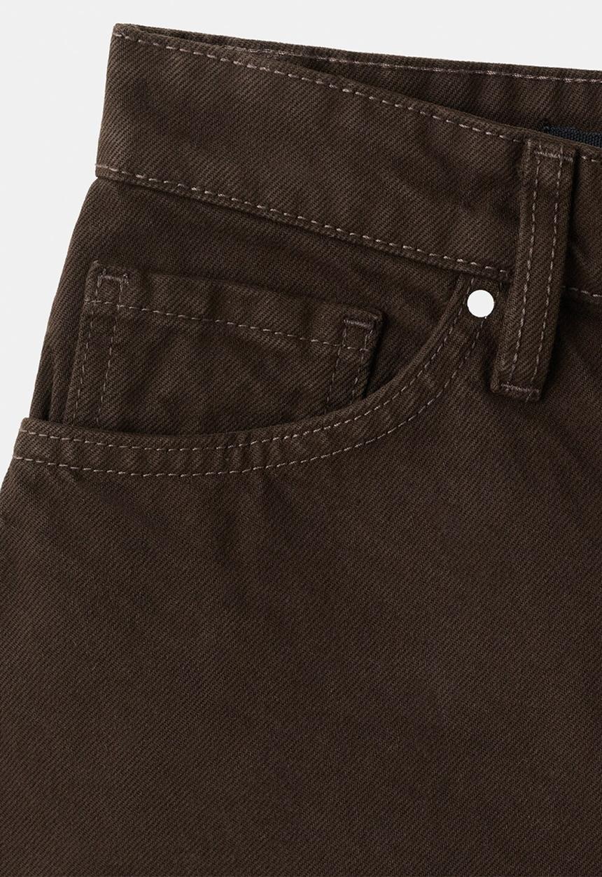 MANGO - Shorts zoey - dark brown