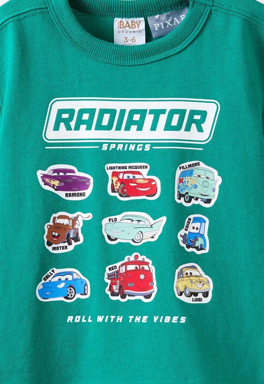 Cotton On - Bobbi Short Sleeve Lcn Tee - Lcn Dis English Ivy/Lightning Mcqueen