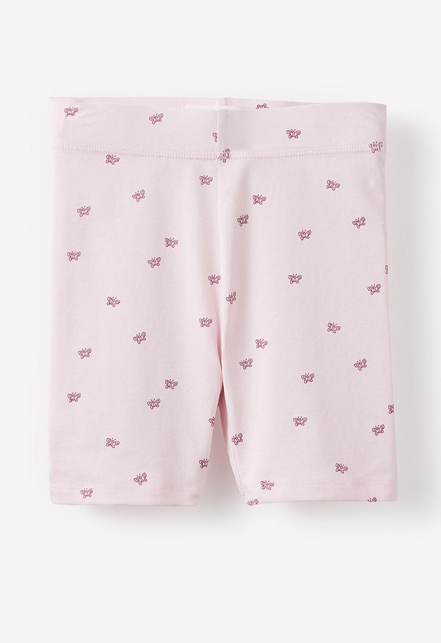 Cotton On - Essential Bike Short - Tea Party Pink/Butterfly