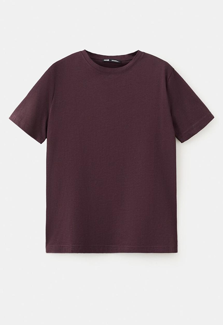 MANGO - Plus t-shirt chals - dark red