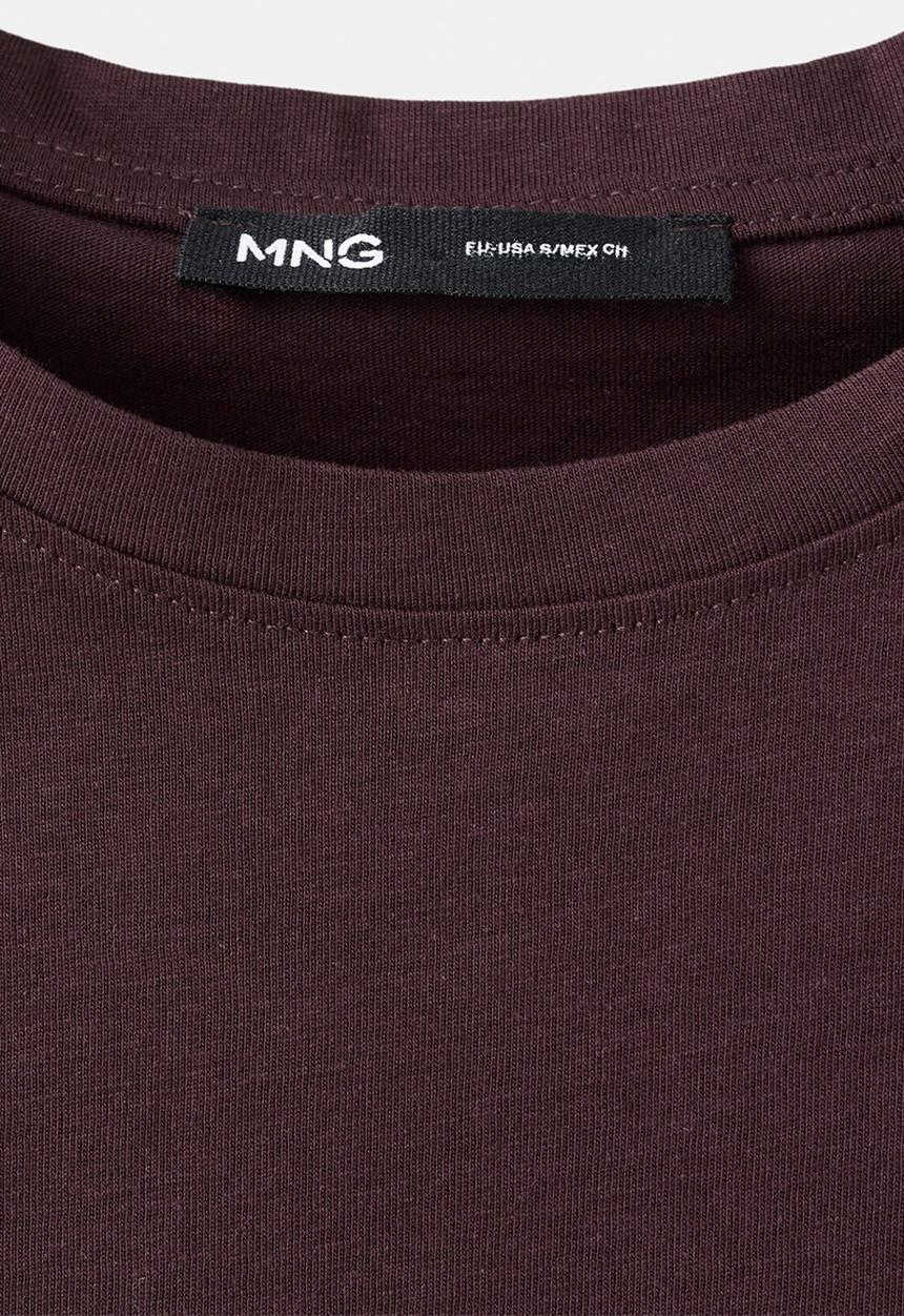 MANGO - Plus t-shirt chals - dark red