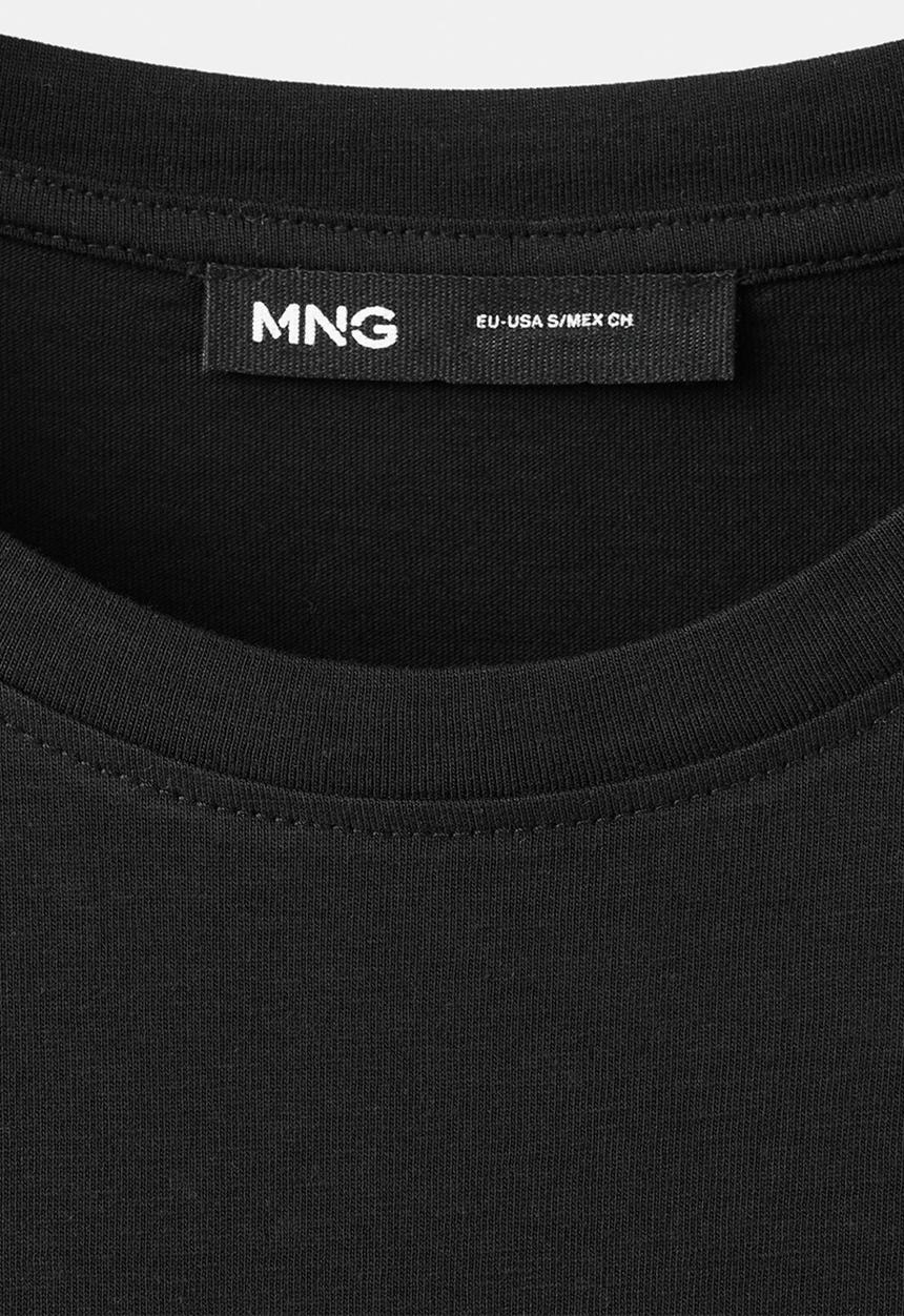 MANGO - Plus t-shirt chals - black
