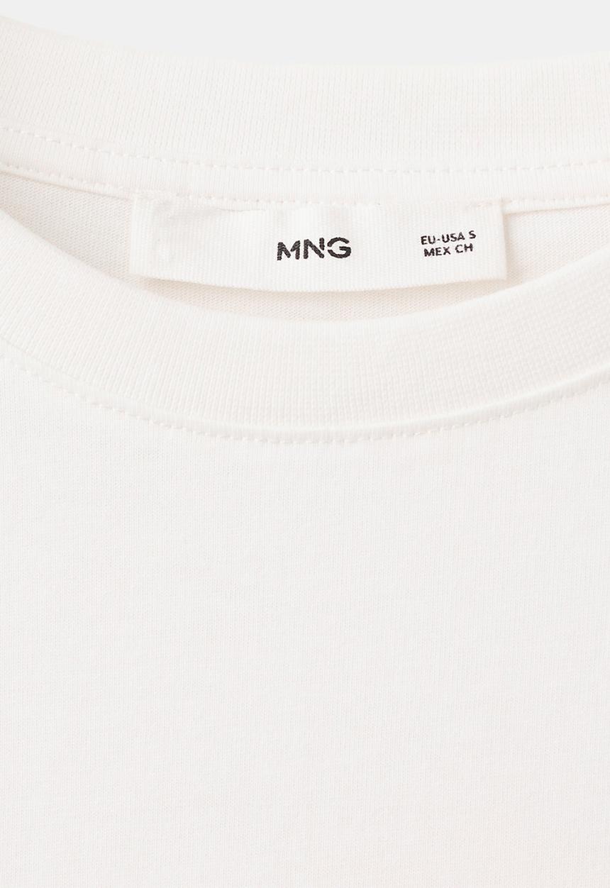 MANGO - T-shirt ilustra - orange