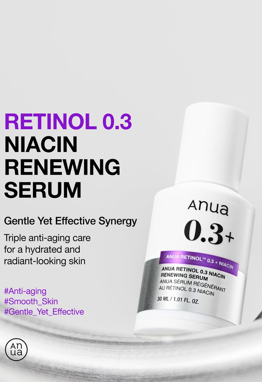 Anua - Nano Retinol 0.3% + Niacin Renewing Serum
