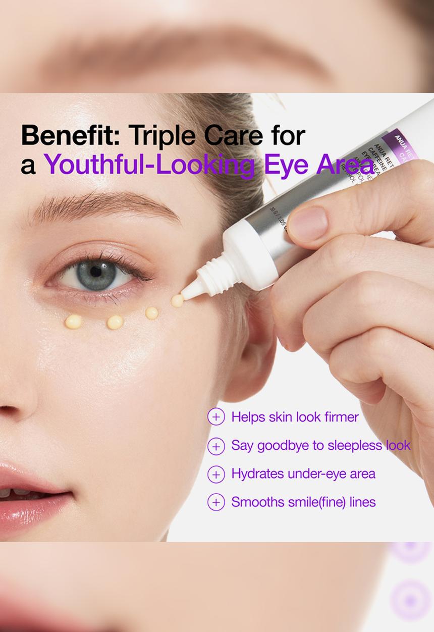 Anua - Retinol 0.1 Caffeine Revitalizing Eye Cream