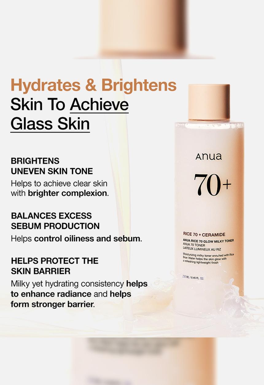 Anua - Rice 70 Glow Milky Toner