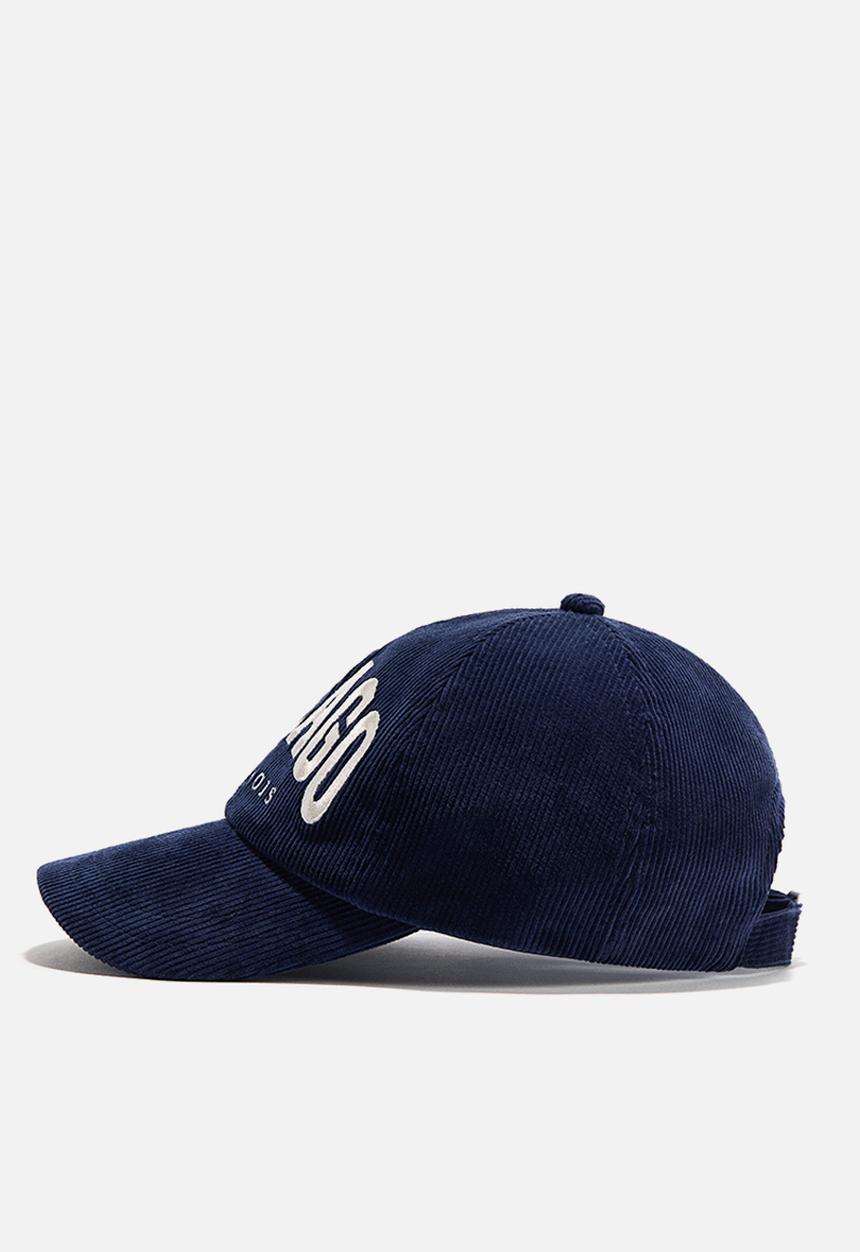 H&M - Corduroy cap - dark blue/chicago