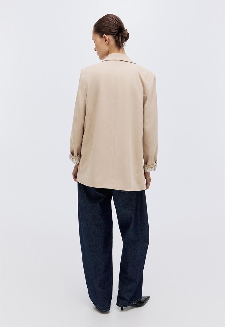 H&M - Throw-on blazer - light beige
