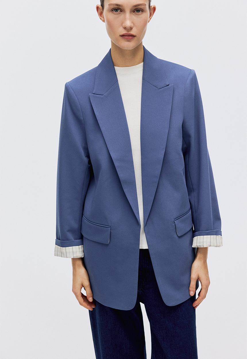 H&M - Throw-on blazer - pigeon blue