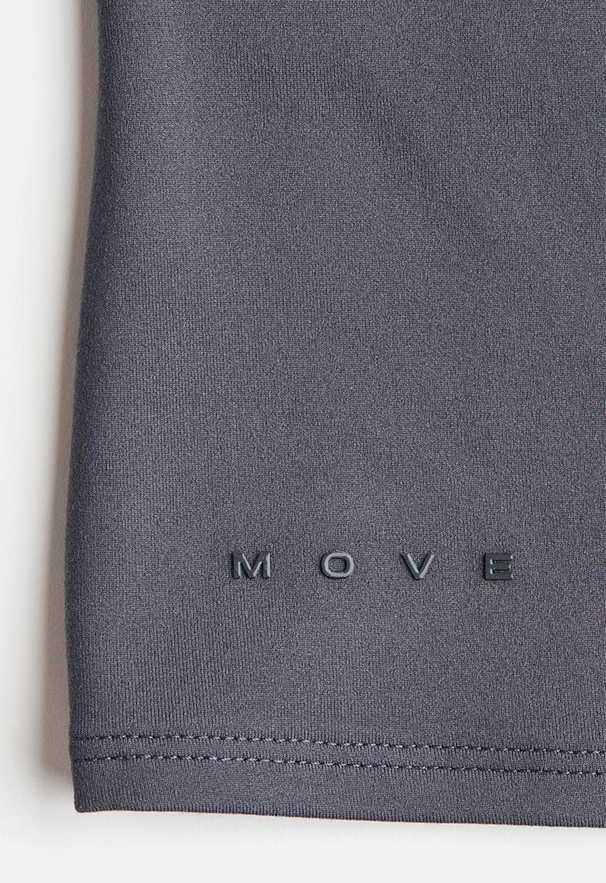 H&M - Sports top with drymove? - dark grey