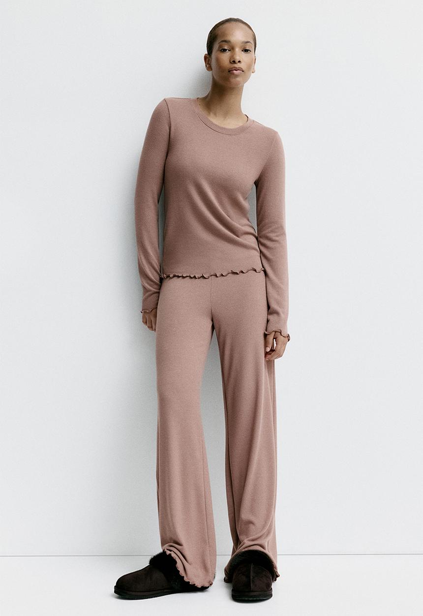 H&M - Brushed jersey pyjamas - mole marl