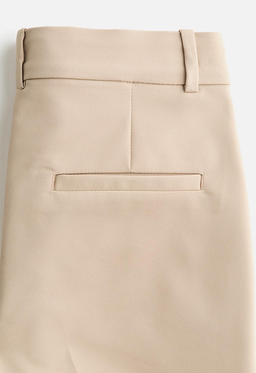 H&M - Cigarette trousers - light beige