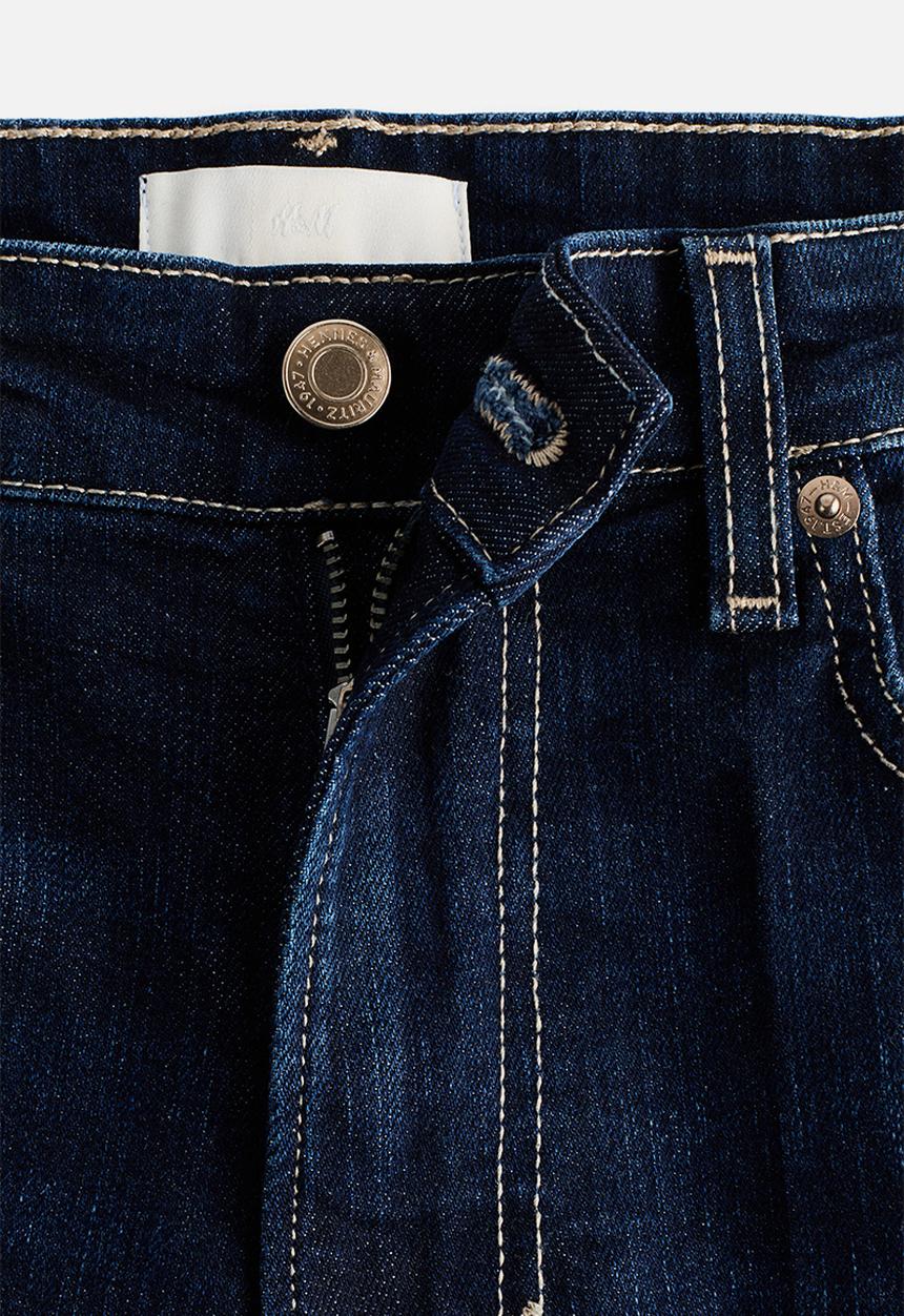 H&M - Flared high jeans - dark denim blue