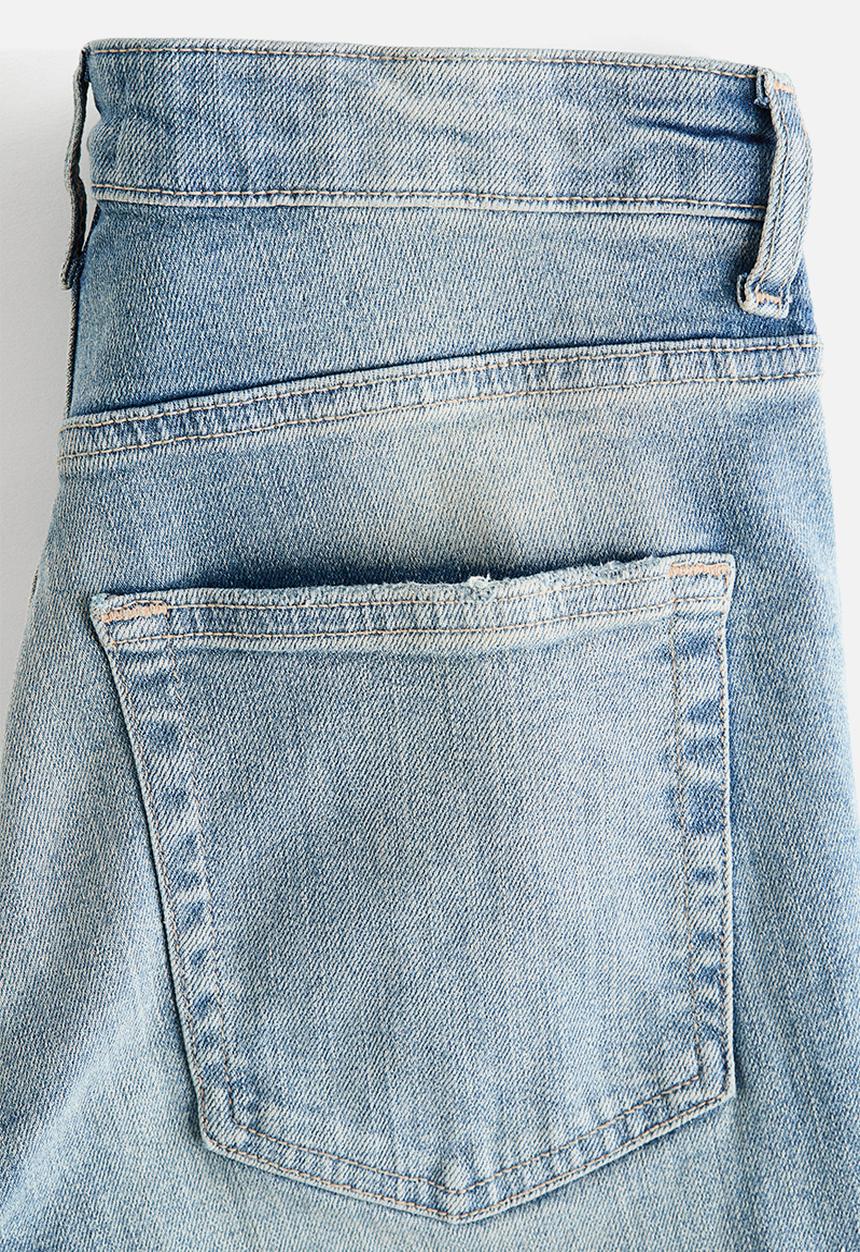 H&M - Flared high jeans - light denim blue