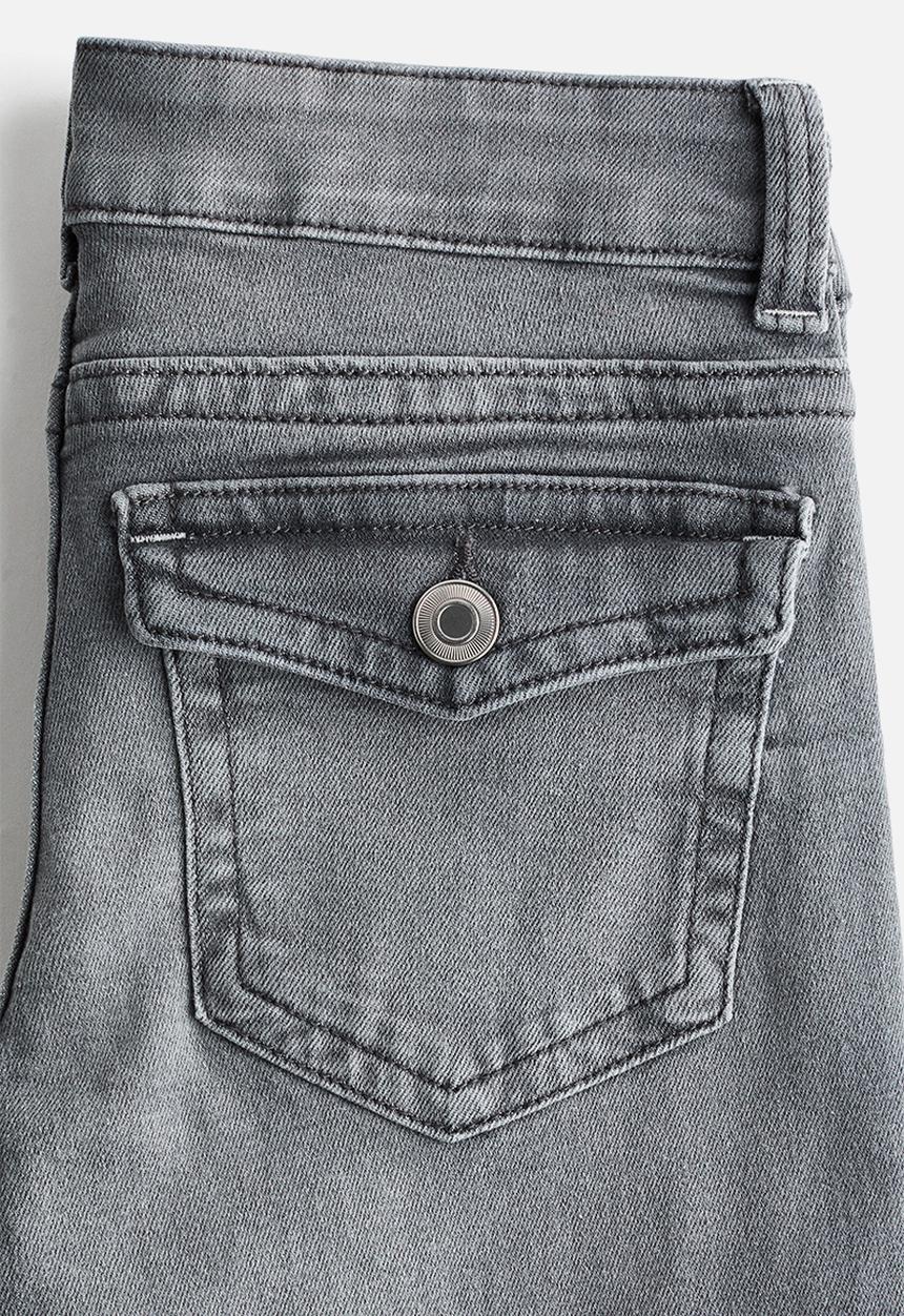 H&M - Flared low jeans - denim grey