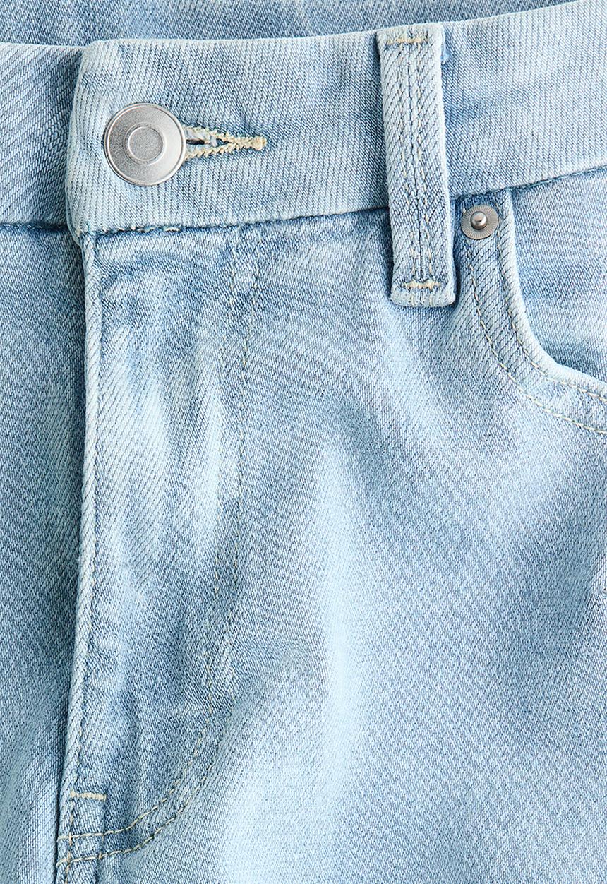 H&M - Wide high jeans - light denim blue