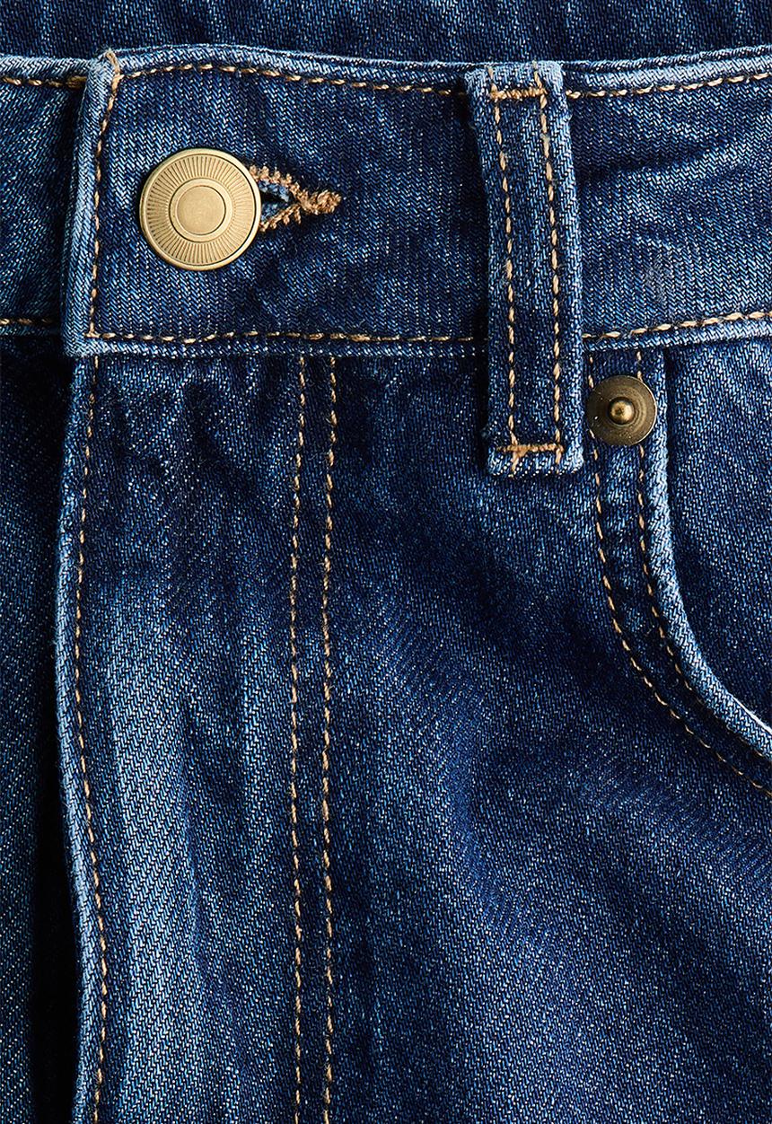 H&M - Wide ultra high jeans - dark denim blue