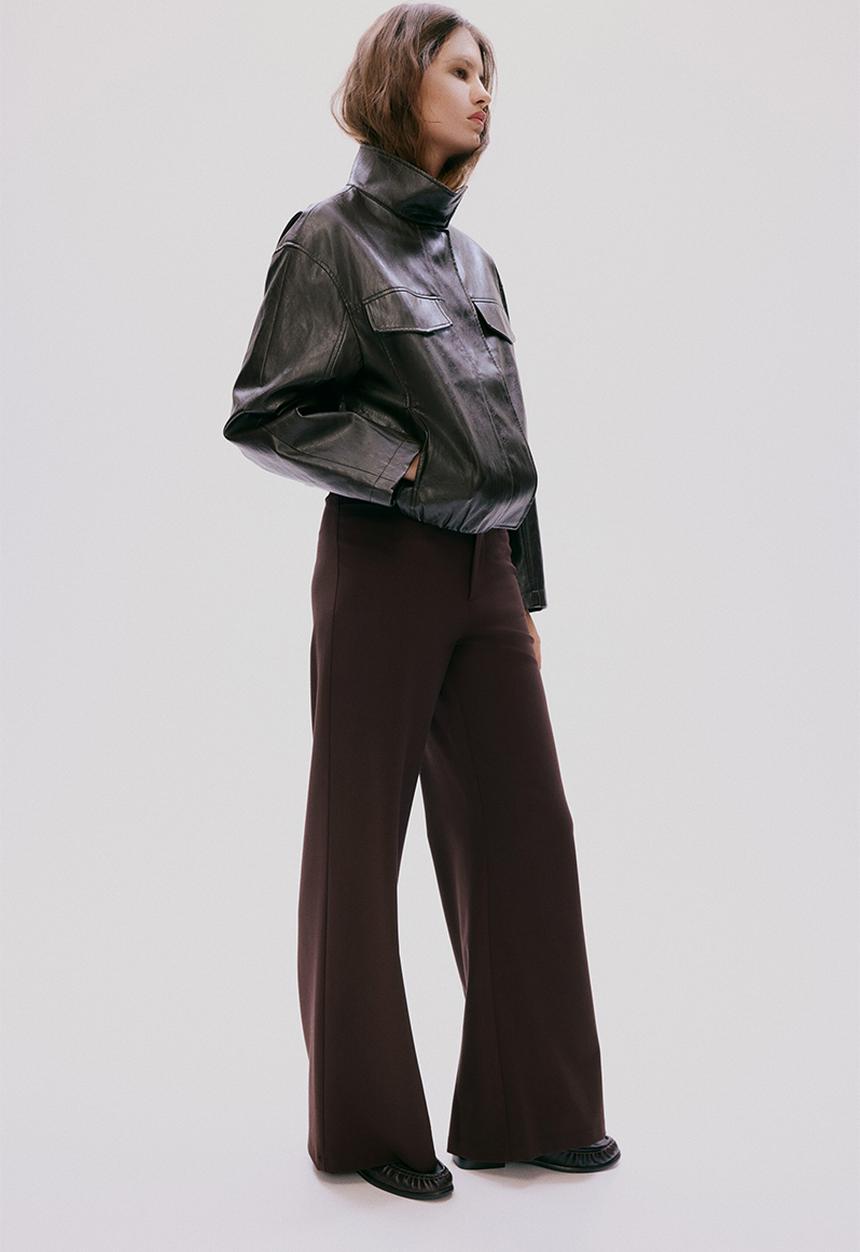 H&M - Tailored trousers - dark brown