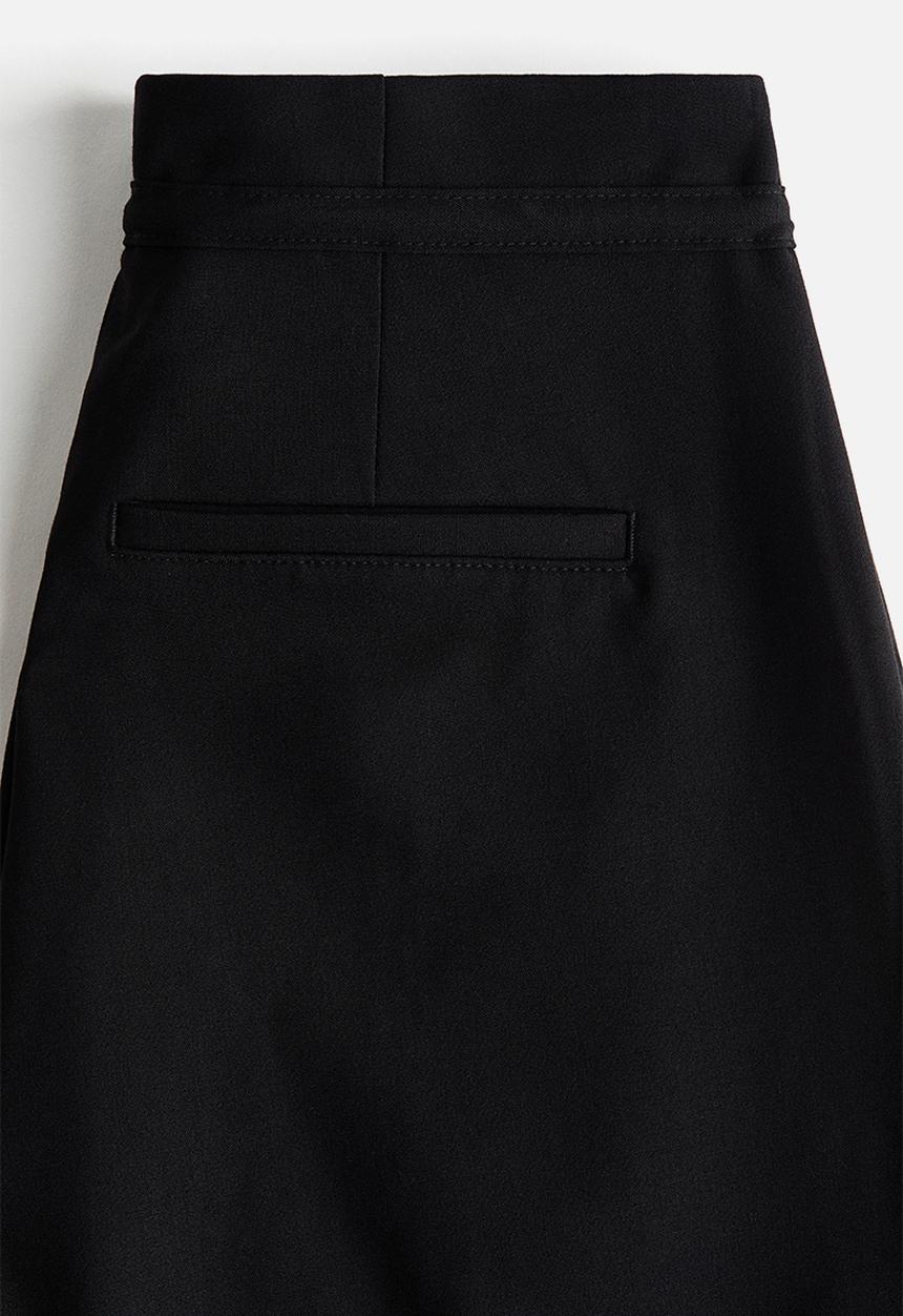 H&M - Tailored drawstring trousers - black