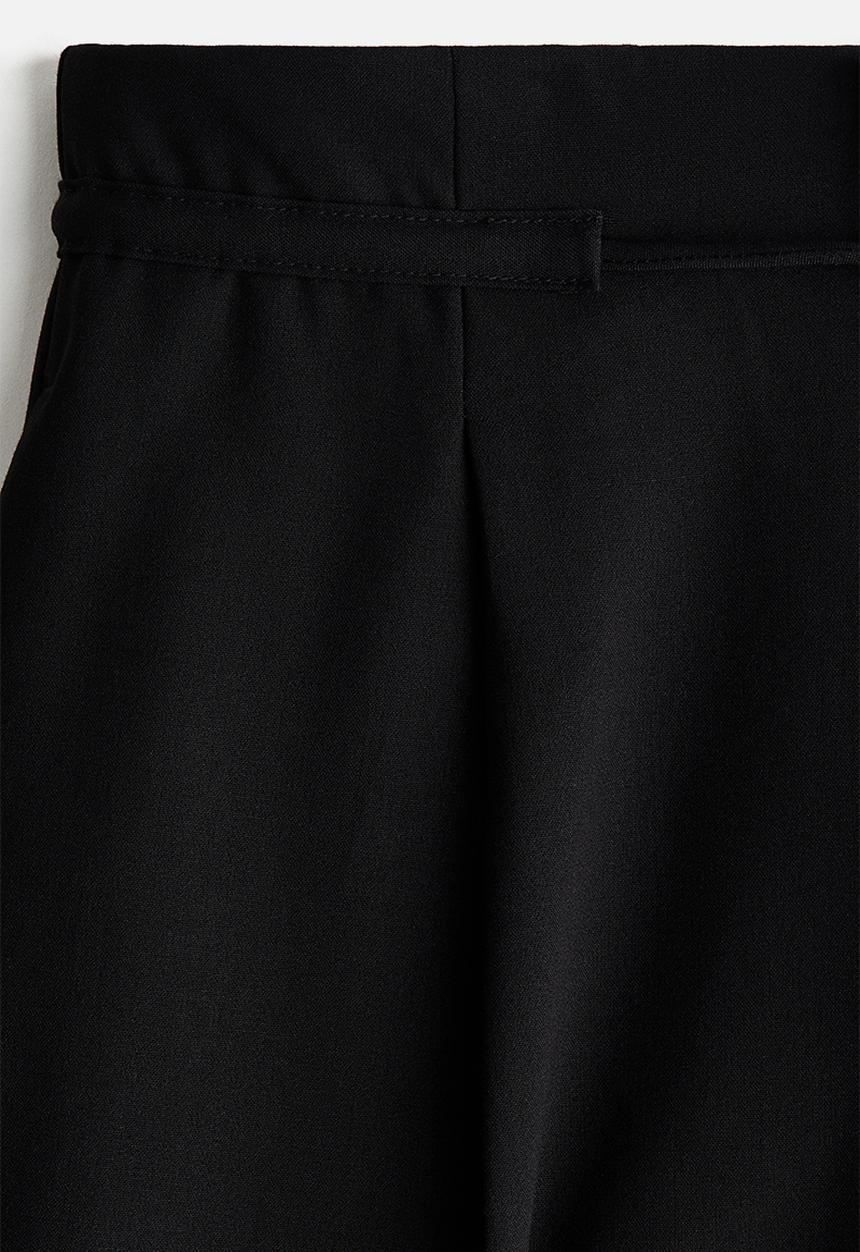 H&M - Tailored drawstring trousers - black