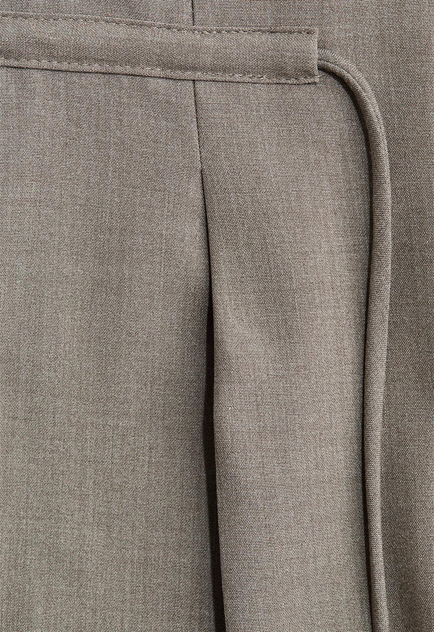 H&M - Tailored drawstring trousers - mole
