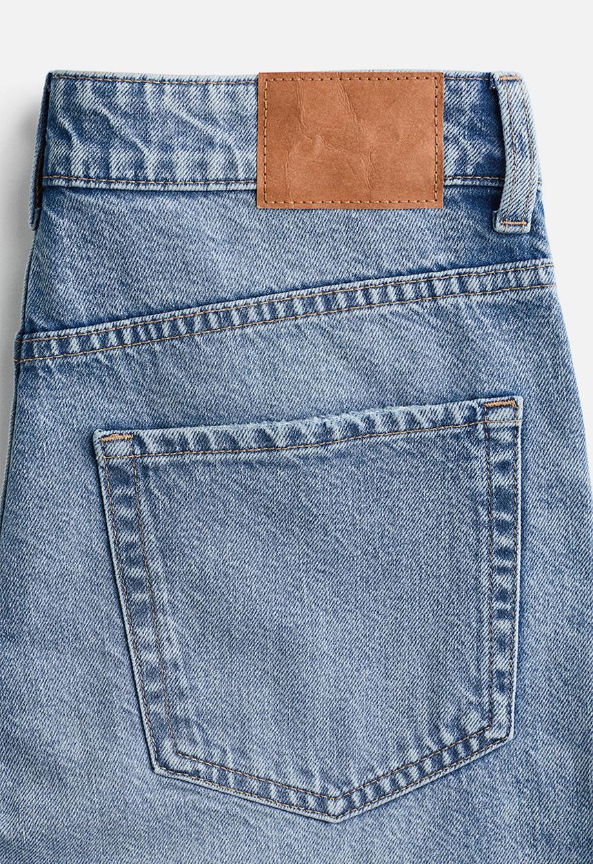 H&M - Wide regular jeans - light denim blue