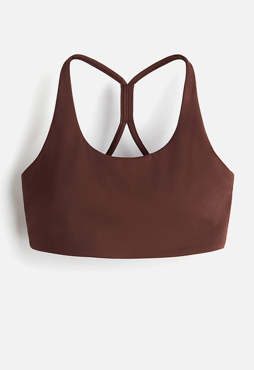 H&M - Sculptmove™ medium support sports bra - brown