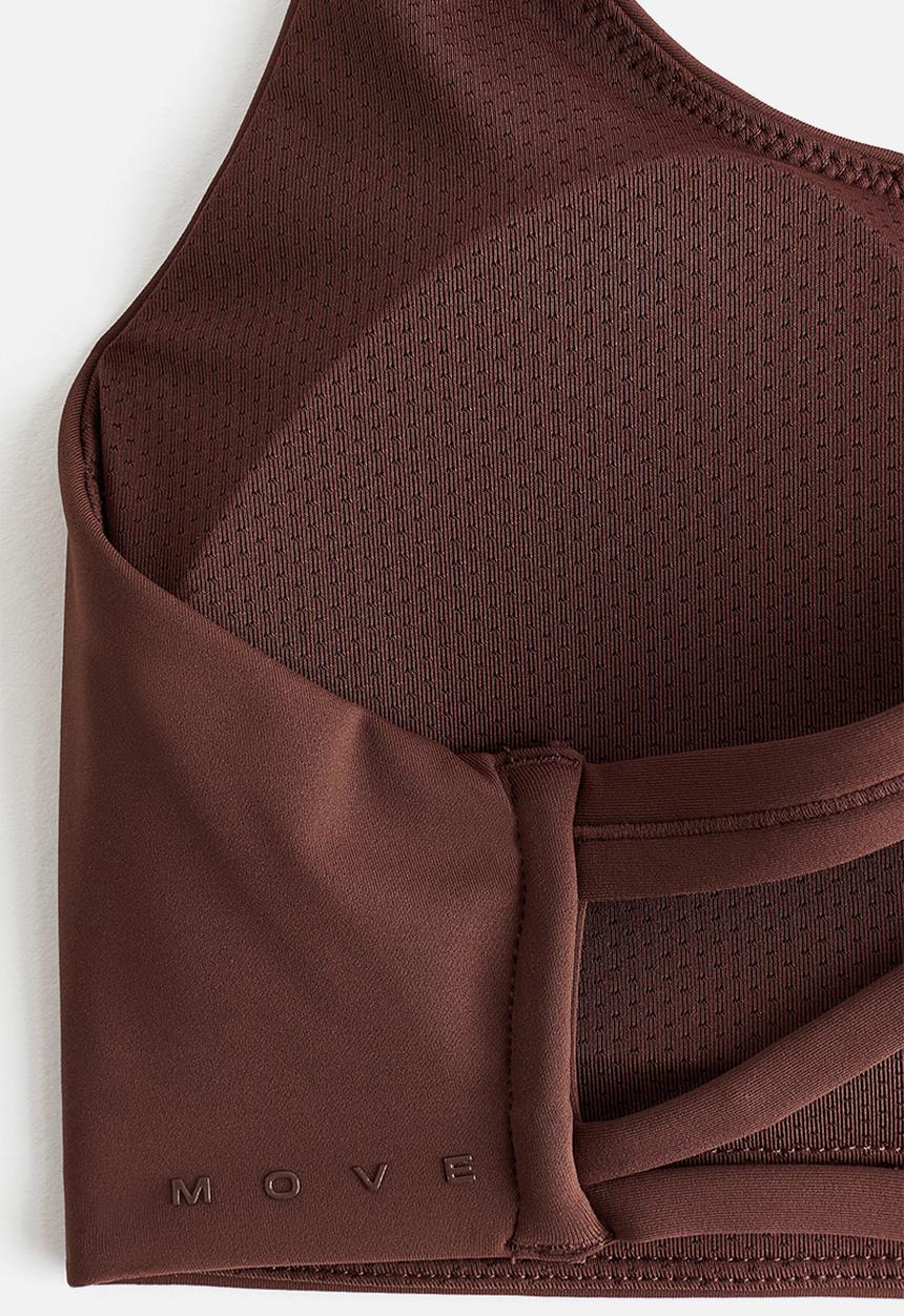 H&M - Sculptmove™ medium support sports bra - brown