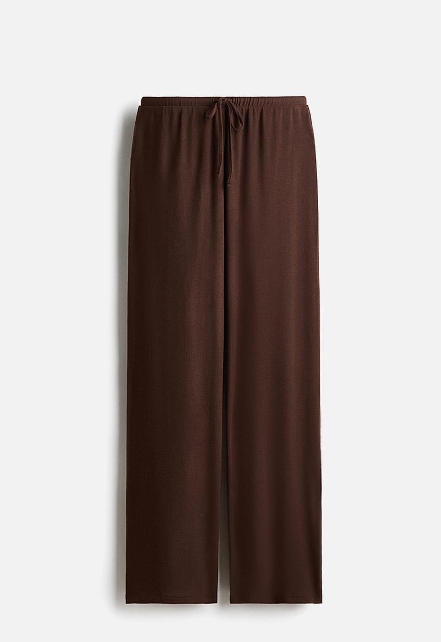 H&M - Fine-knit trousers - brown