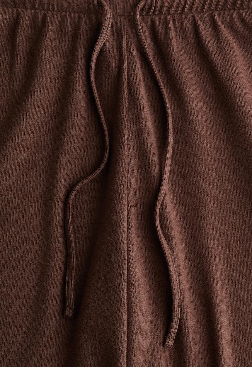 H&M - Fine-knit trousers - brown