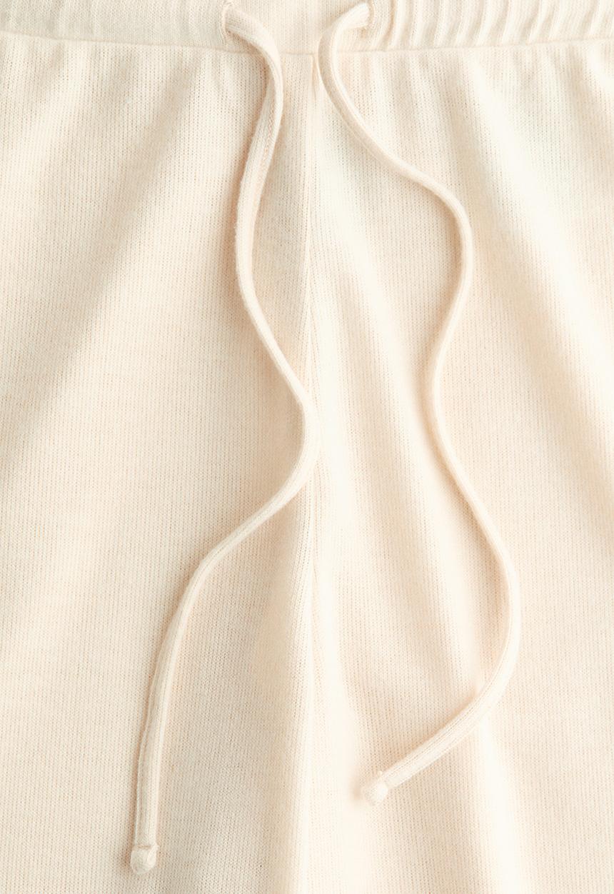 H&M - Fine-knit trousers - light beige
