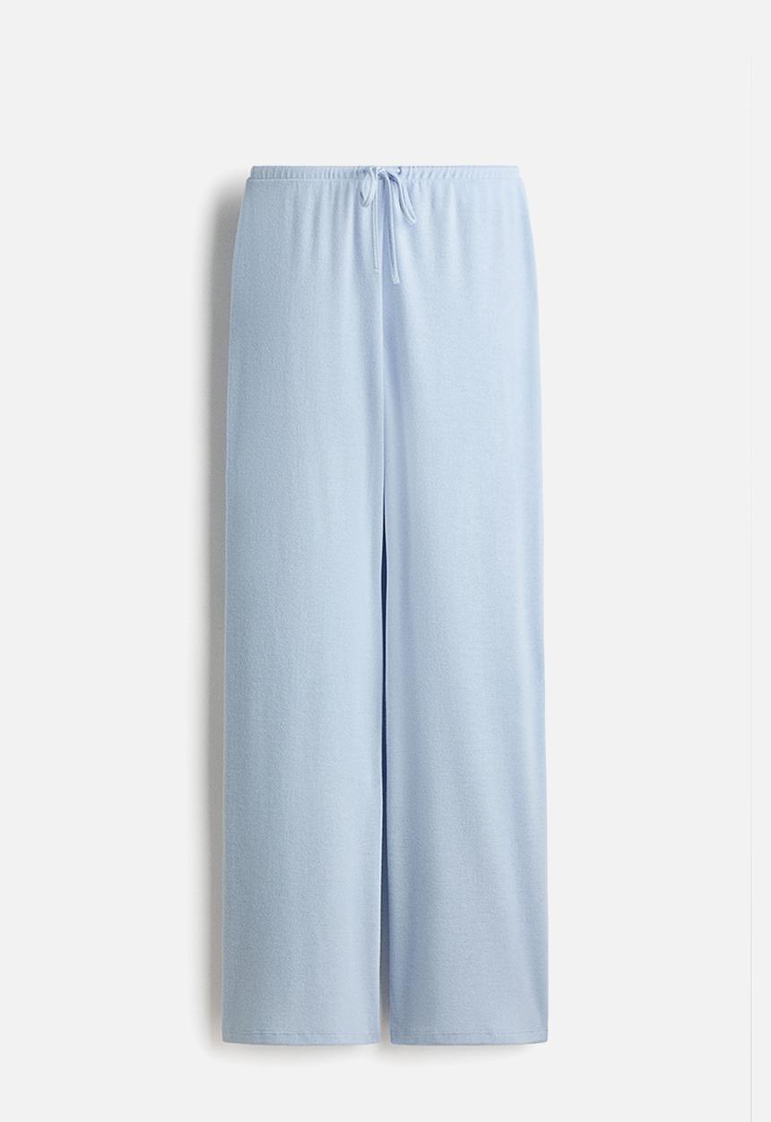 H&M - Fine-knit trousers - light blue