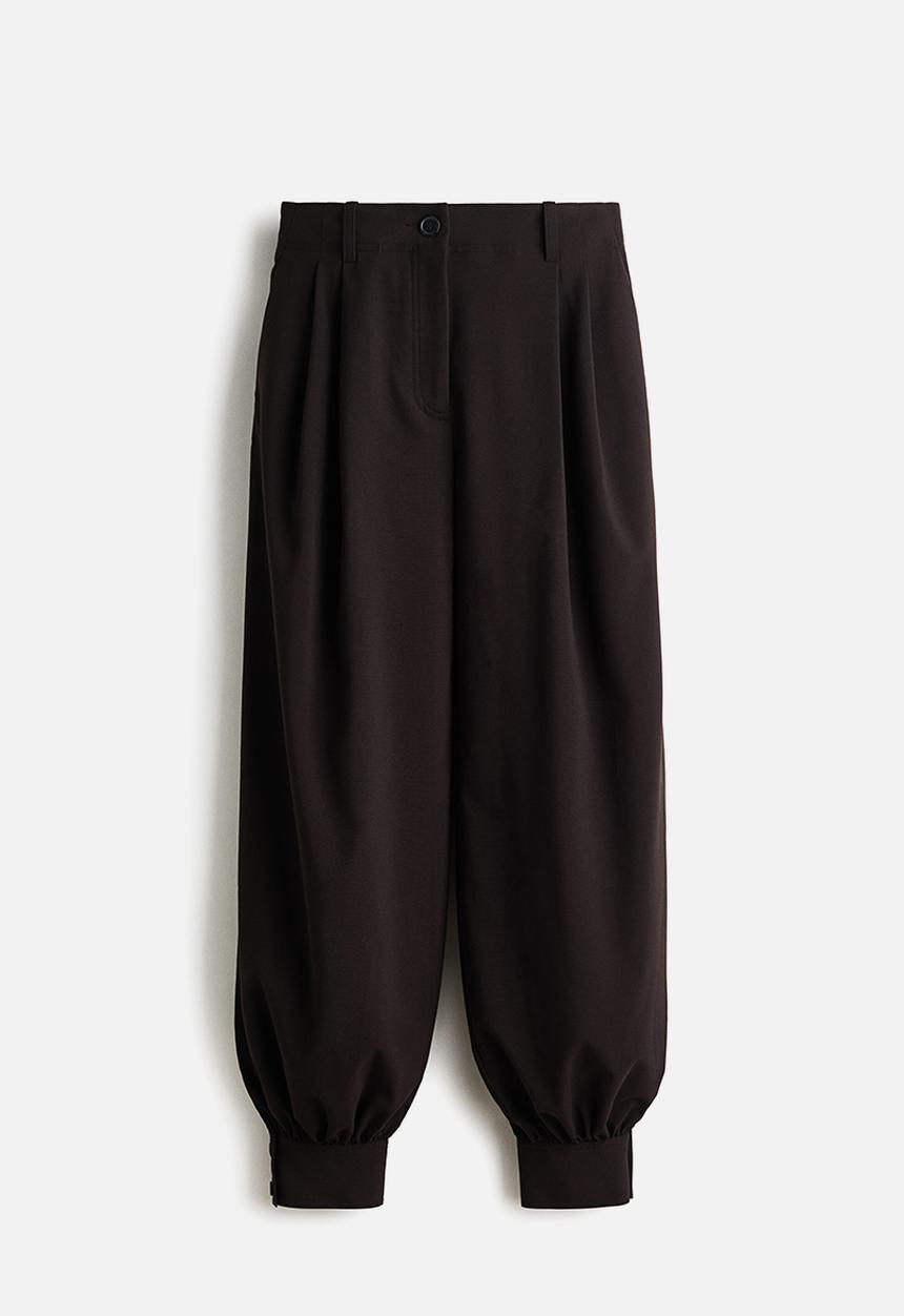 H&M - Balloon-leg trousers - dark brown