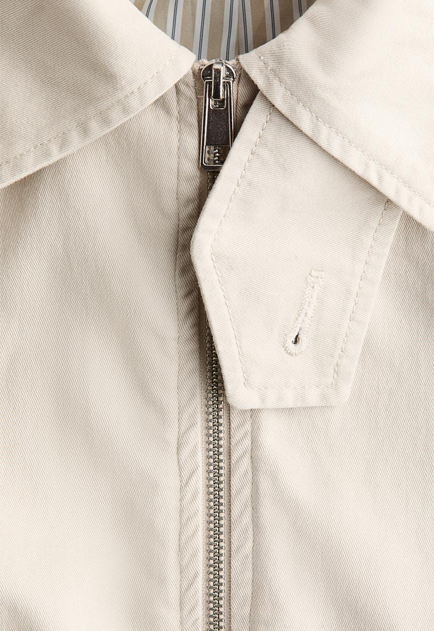 H&M - Collared twill jacket - light beige