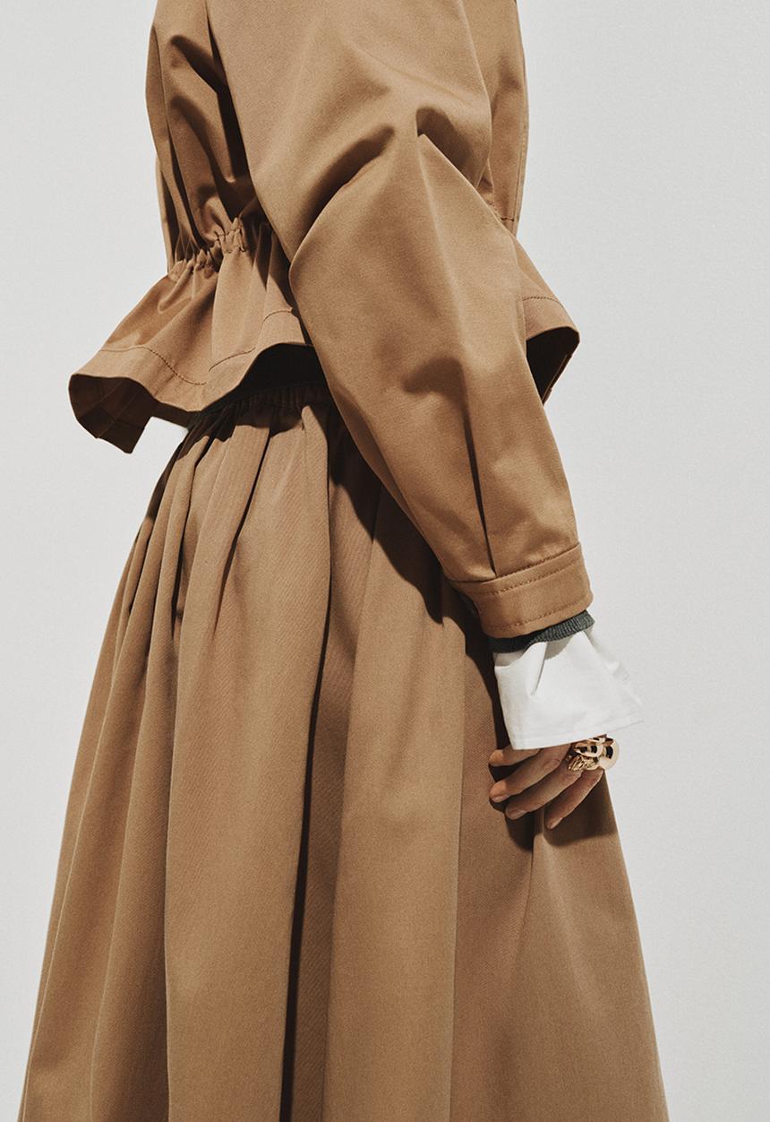 H&M - Cotton twill jacket - dark beige