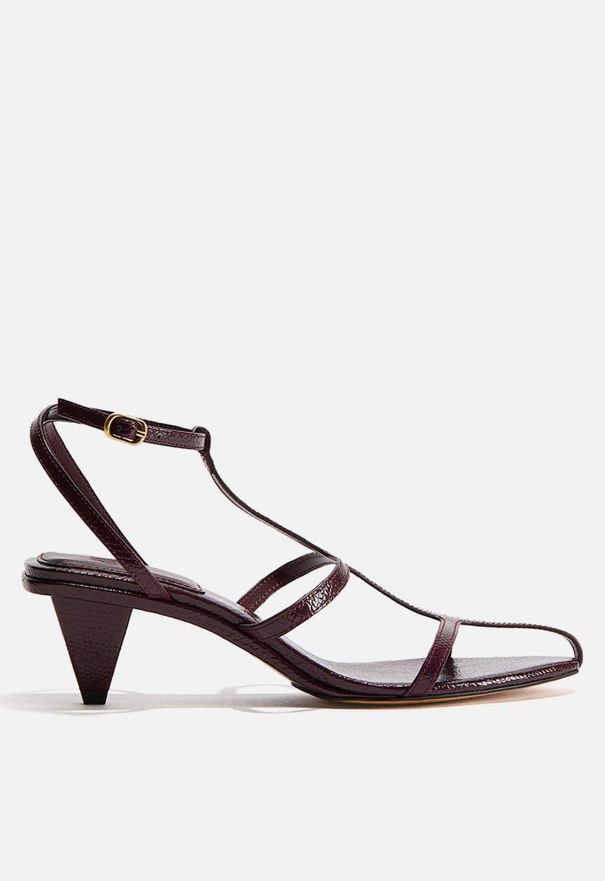 H&M - Heeled sandals - dark brown